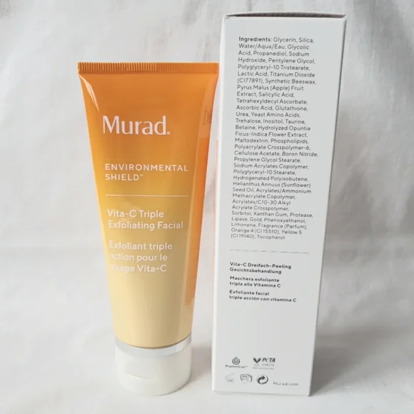 Murad Environmental Shield Vita-C Triple Exfoliating Facial 80ml Full Size New - Picture 3 of 6